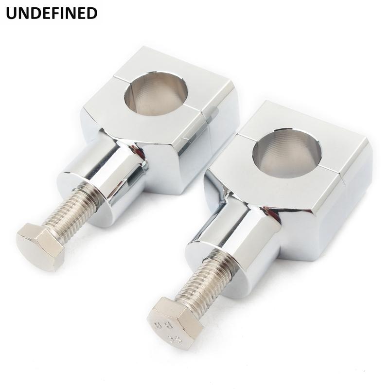 1 Pair Universal Handlebar Riser Kit Mounting Clip Aluminum for Harley Honda Kawasaki Suzuki Yamaha Motorcycle 22mm 25mm Handleb
