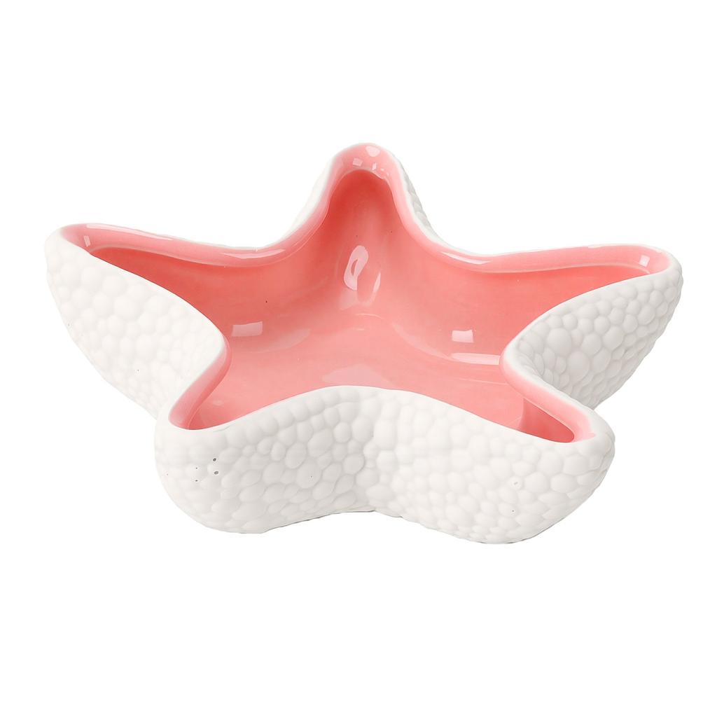Starfish Jewelry Dish Tray Ocean Themed Decorative Ceramic Ring Dish Holder for Necklace Earrings