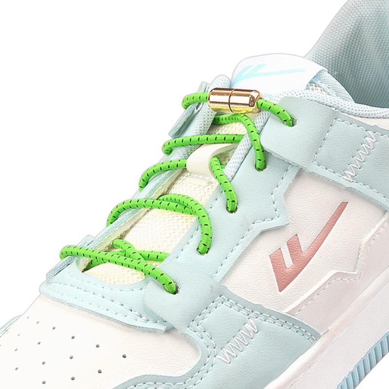 

Reflective No-Tie Elastic Shoelaces with Metal Buckle for Night Running 1m