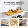 Pine Wood Stove Cover Top Extra Counter Space Kitchen Organizer Tray for Sink Protector Modern Design for Home Camping