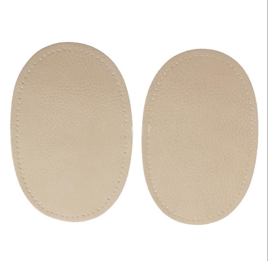Robuster ovaler Ellenbogenflicken aus Kunstleder – handgefertigtes DIY-Accessoire