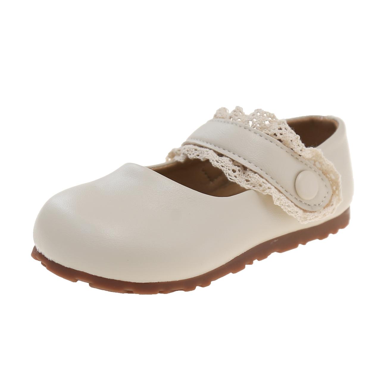 

Французские туфли Мэри Джейн для девочек, маленькие кожаные туфли, осень 2025, новая корейская версия, плоская подошва, мелкий вырез, с юбкой, мягкая подошва, одинарные туфли 21-25 yards, 50 pairs in the whole box