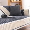 Winter Cushion Universal Sofa Cushion Non-Slip Fabric Modern Minimalist Nordic Plush All-Inclusive Sofa Cover Cover