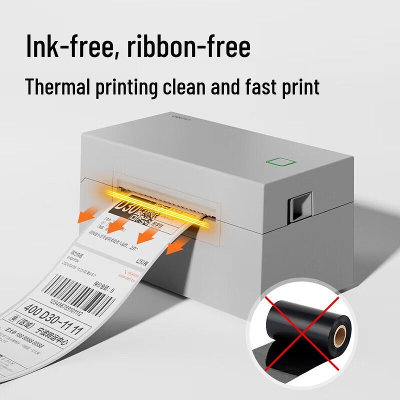 Deli 80mm Bluetooth Thermal Label Printer CN plug (adapter included)