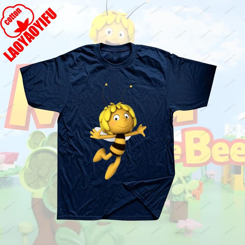 Maya The Bee Movie Cartoon Character T-shirts Cartoons T Shirt for Fitness Training Jogging Outdoor Activities
