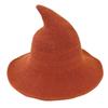 Hats: Witch hats, pointed tops, large brim hats, cotton yarn knitted wizard hats, top hats, foldable bowl hats, bucket hats