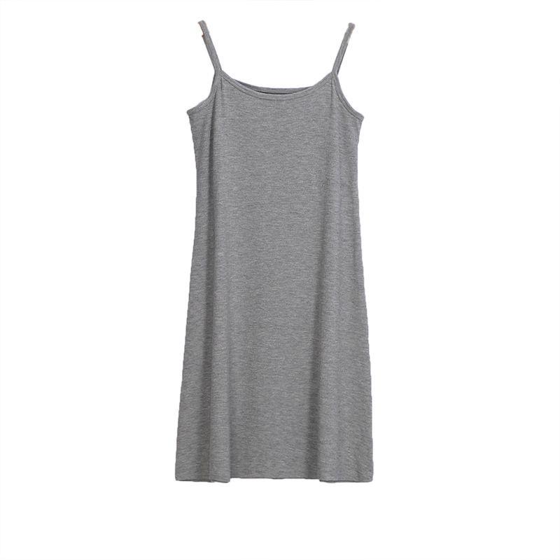 Women's Long Tanks Camisole Dress Tunic Slip Length Stretch Spaghetti Tank Top In Premium Quality Fabric