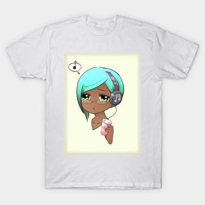 T-Shirt Damen Unbothered Otaku Harajuku Print Kawaii T-Shirt Sommer Kurzarm Damen T-Shirt Top Tee