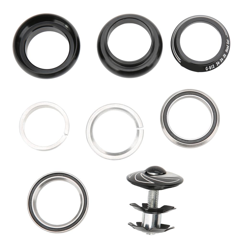 Bike Headset Aluminum Alloy Exquisite Workmanship Strong Durable High Strength Long Service Life Cycling Accessory