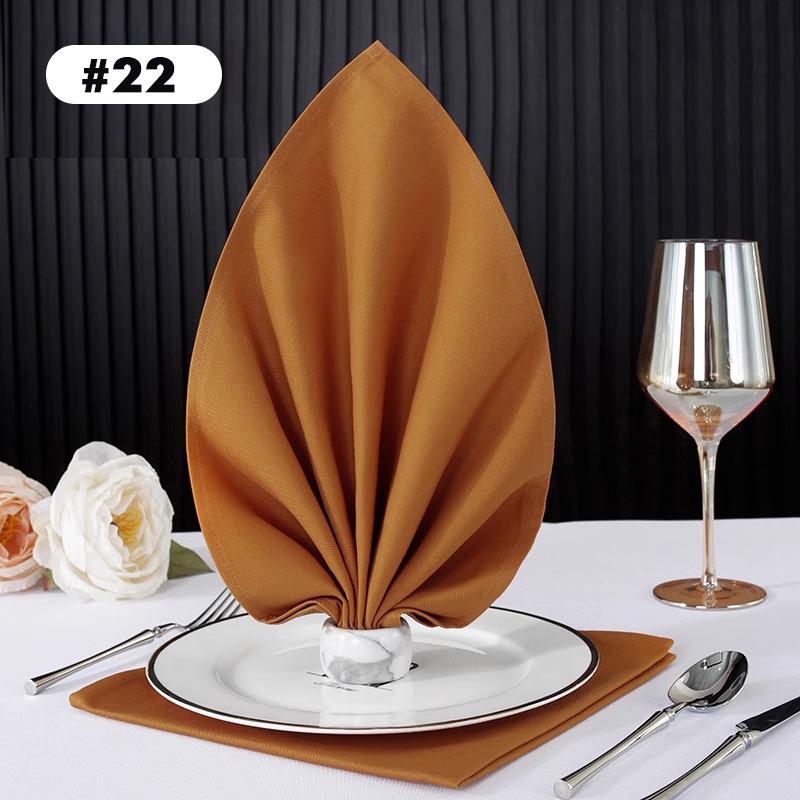 Cotton Western Table Napkins Reusable Placemat for Kitchen Wedding Decoration Hotel Special Absorbent No Lint Cup Wiping Cloth