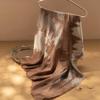 Sunset Series Women's Pure Cashmere Printed Scarf: Autumn/Winter Fashionable Extended Shawl