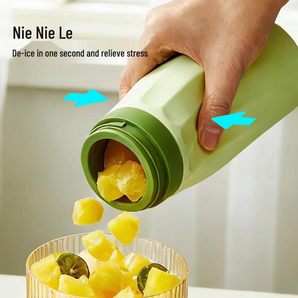 Household Ice Cube Maker Travel Mug - Food Grade Summer Ice Drink & Coffee Cup