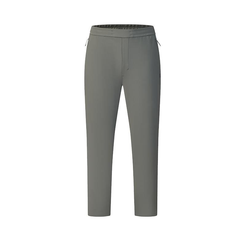FILA A.P. Minimalist Casual Training Comfortable Knitted Sports Pants Men bottoms Silver-Gray A11M611603FDY