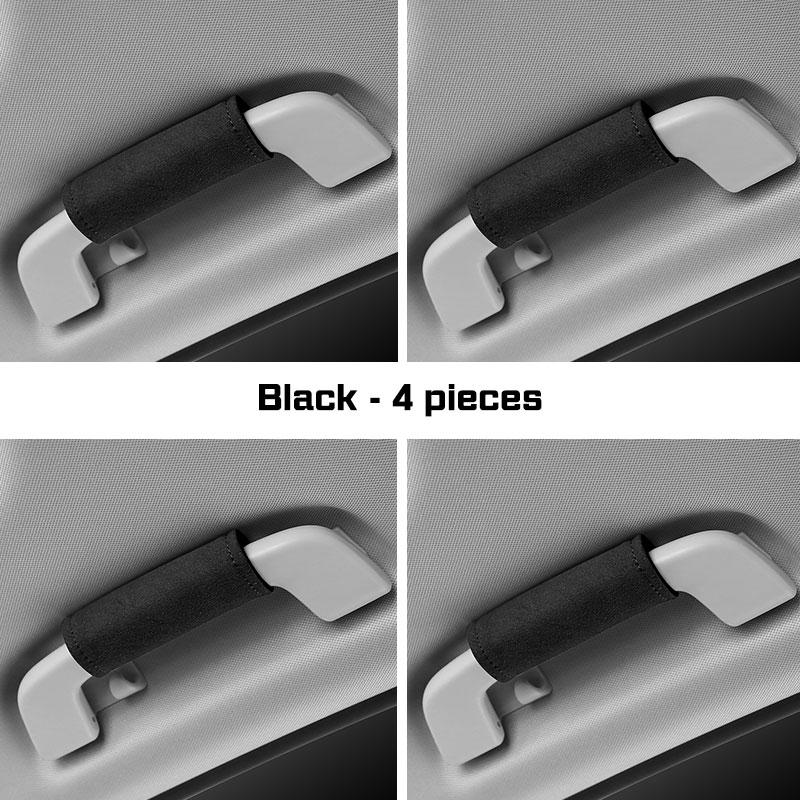 Car Handle Protection Case Suede Cover For BMW E38 E46 F15 E90 E92 E87 G20 G30 1 3 5 7 X1 Car Roof Armrest Inner Door Pull Cover