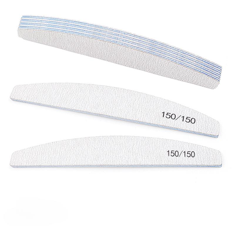

25 шт. профессиональных пилочек для ногтей зернистостью 80/100/150/180/240 идеально подходят для маникюрного и педикюрного инструмента зелёный