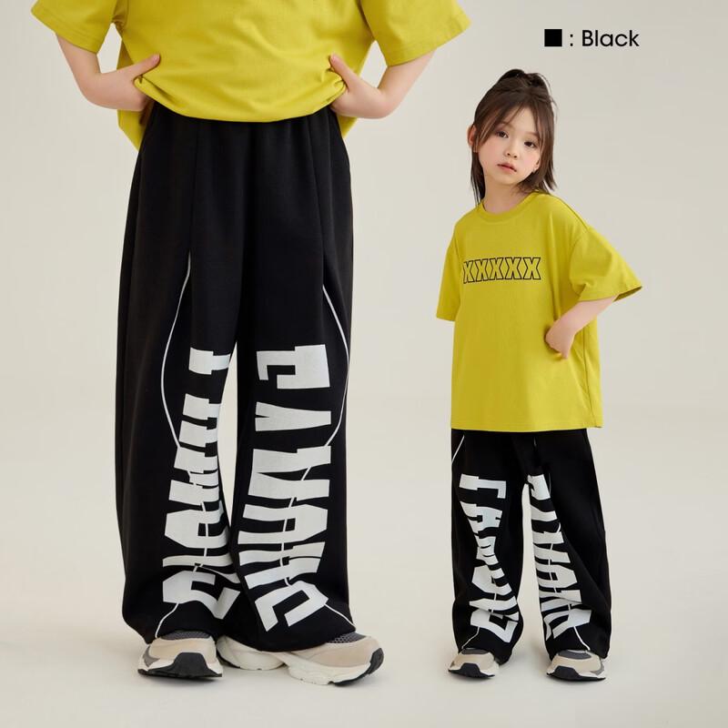 

Kids Dance Soul Letter Print Loose Wide-Leg Pants 170