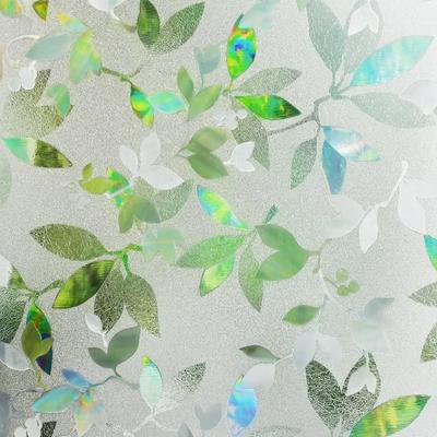 Fenster-Sichtschutzfolie, Statische Fensteraufkleber, Vinyl 3D-Aufkleber, Regenbogen-Sticker, Glastür, Hitze, UV-Schutz