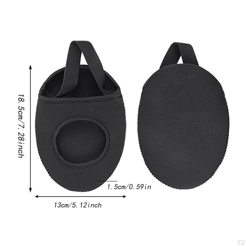 2Pcs Cycling Shoe Covers, Overshoes for Men Women, Cold Weather, Half Shoecover Winter Toe Warmers