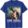 Crazy Cat Selfie Run, Time Travel Can Be Dangerous, Cat Love T-Shirt