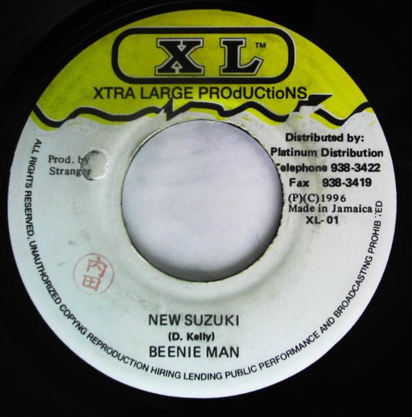 7inch Record BEENIE MAN - New Suzuki XL01 Xtra Large Prod 1996 Jamaica Reggae, Ska & Dub Used