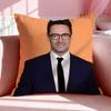 Celebrity H-Hugh Jackman Cushion Cover Breathable Linen Pillowcase Summer Odorless Eco-Friendly Invisible Zipper Washable