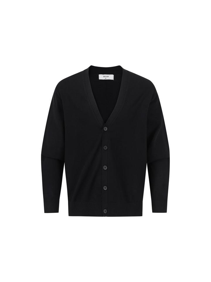 Edition Men'S) Y-Neck Basic Cardigan_Neg1Ec1901