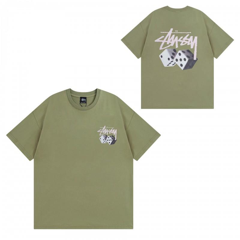 Camiseta de Algodón Streetwear para Hombre y Mujer Corte Holgado Manga Corta Camiseta Gráfica Casual Unisex Cuello Redondo