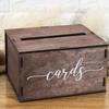 Wedding Card Box Wood Decoration Organizer for Anniversary Birthday Ceremony