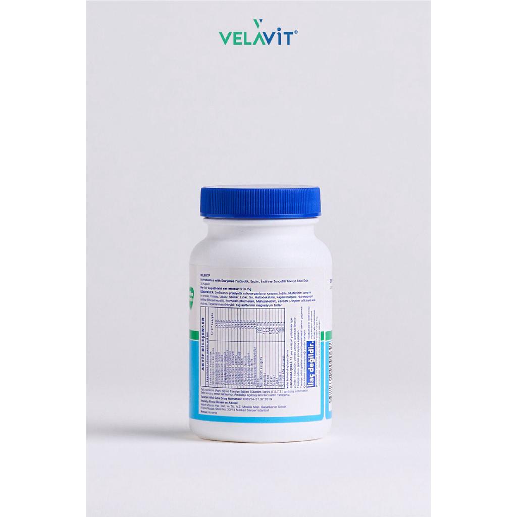 V-probiotics With Enzymes Reinforcing Food 30 Capsules
