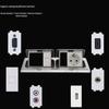 Multimedia Pop-up Floor Socket with German Standard Power Strip