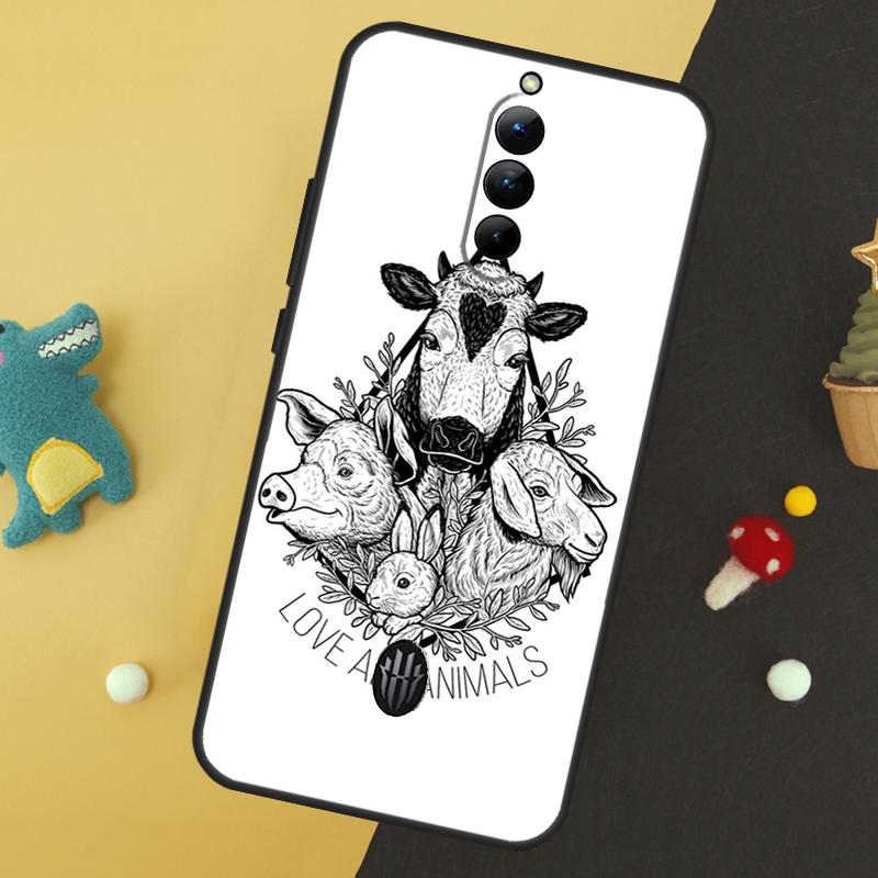 Vegan Inspiration Phone Case For ZTE Nubia Red Magic 9 Pro Plus 5S 5G 6R 6 7 6S 7S 8 8S Pro Protective Cover