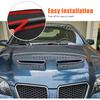 Car Engine Hood Air Outlet Vent Cover Trim Compatible with Pontiac G8 08-09/Holden Commodore 06-12 Car Front Engine Hood Vent Air Flow Intake Body