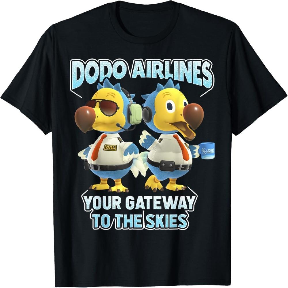 

Animal Crossing New Horizons Dodo Airlines Nintendo Icons T-Shirt XXXXXL чорний