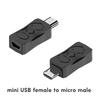 USB2.0 Adapter Micro/Mini Stecker Buchse Konverter Anschluss USB Ladeadapter für Computer Tablet PC Mobiltelefone