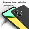 For Realme Note 60 Case Liquid Silicone Anti-Scratch Phone Cover with Hand Strap