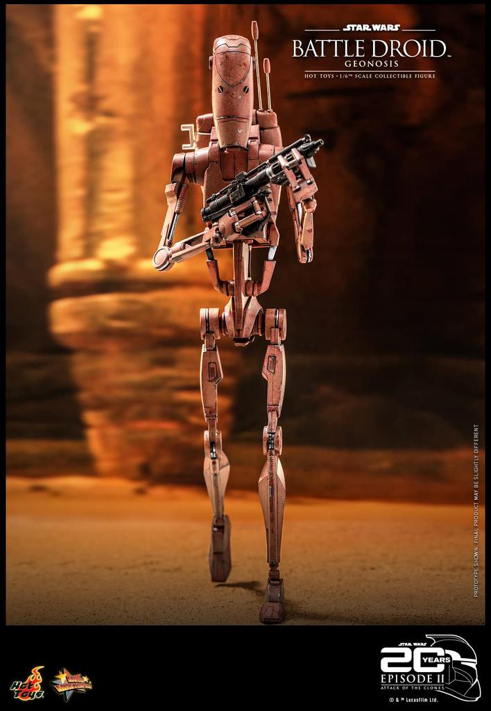 Hot Toys Movie Masterpiece Star Wars Episode of the Clones Battle Droid Scale Figure Brown Height 31cm MMS649 2/Attack (Geonosis) 1/6 Approx.