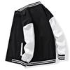 New Autumn and Winter Baseball Uniform Black Jacket Men's Coat Loose Neutral Simple Men's Clothing