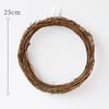 DIY Floral Wreaths 10cm/15cm/20cm/25cm/30cm/40cm Rattan Ring Artificial Garland