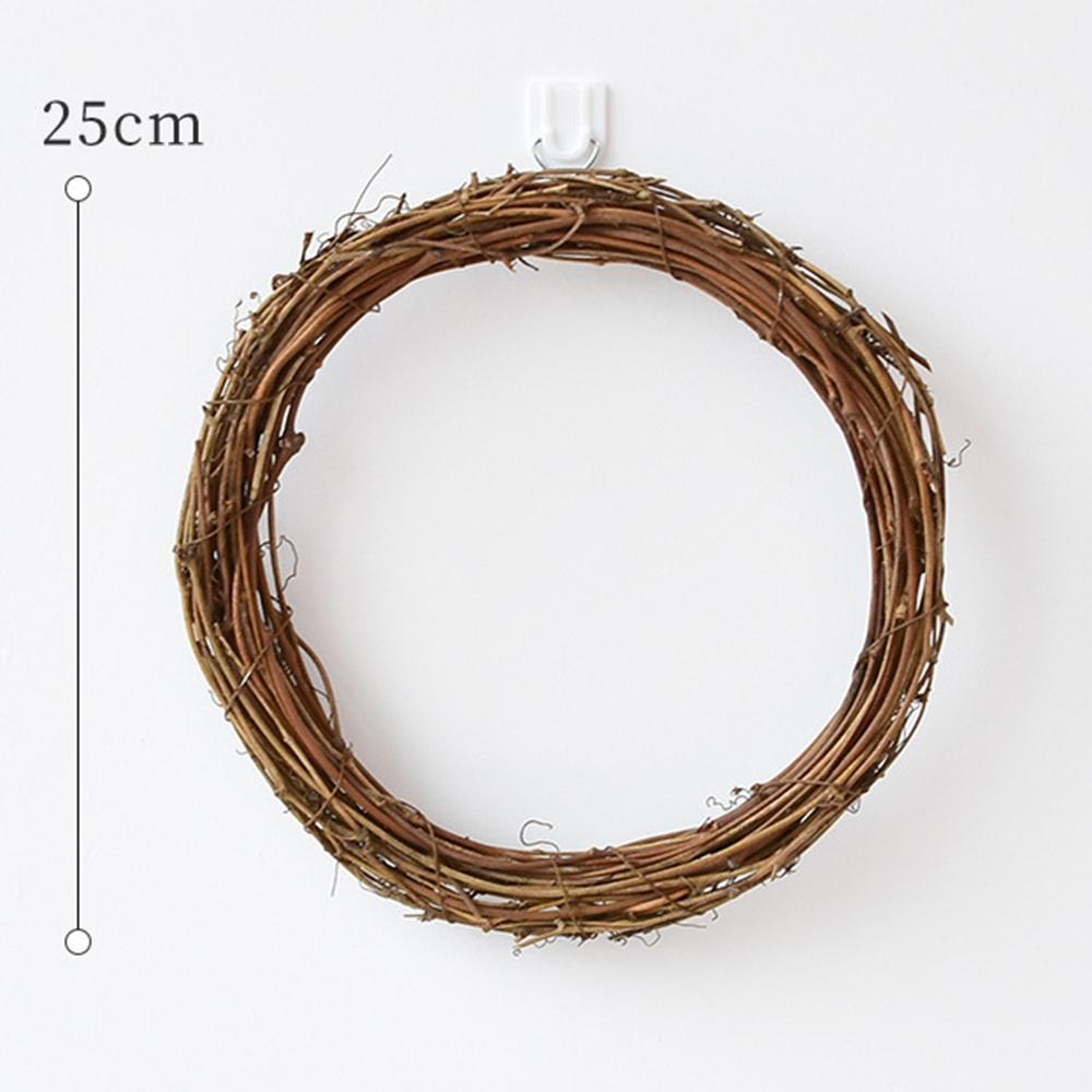 DIY Floral Wreaths 10cm/15cm/20cm/25cm/30cm/40cm Rattan Ring Artificial Garland
