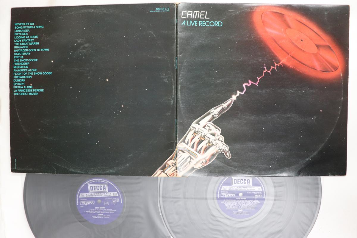 LP Record CAMEL  A Live Record DBCR78 DECCA 1978 UK Rock Used
