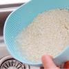 Kitchen Drain Basket Fruit Bowl Plastic Rice Washing Bowl Colander Rice Bowl Strainer Basket Homes Kitchen Organizers