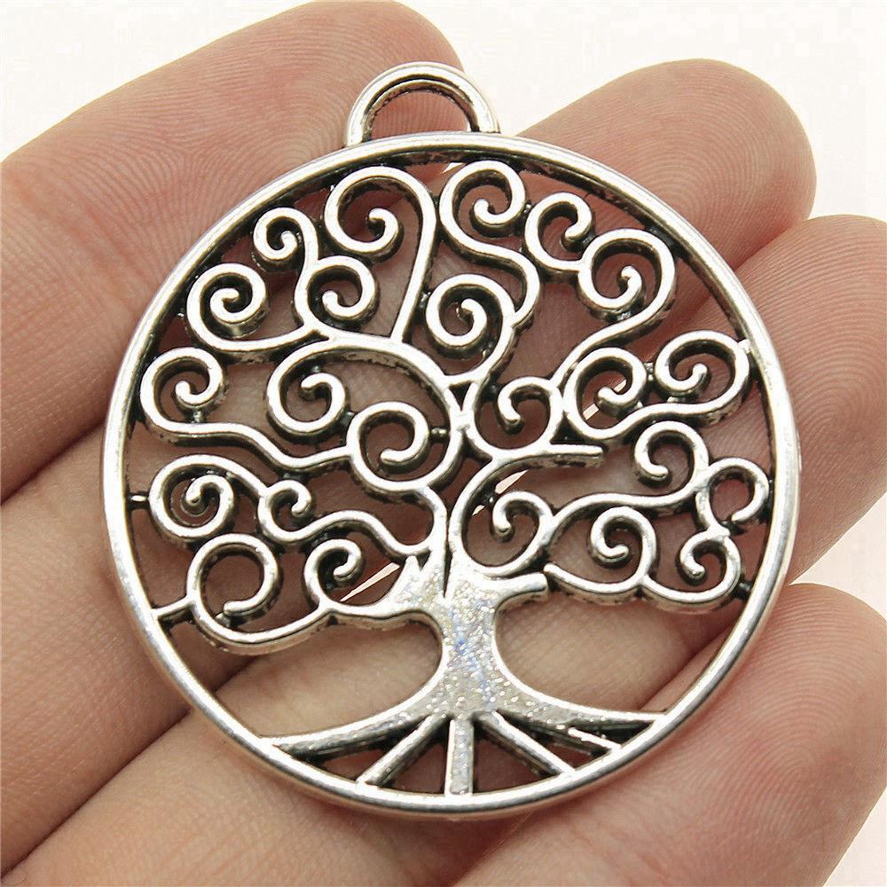 Charms Big Tree Of Life Pendants Wedding Jewelry Findings QC017
