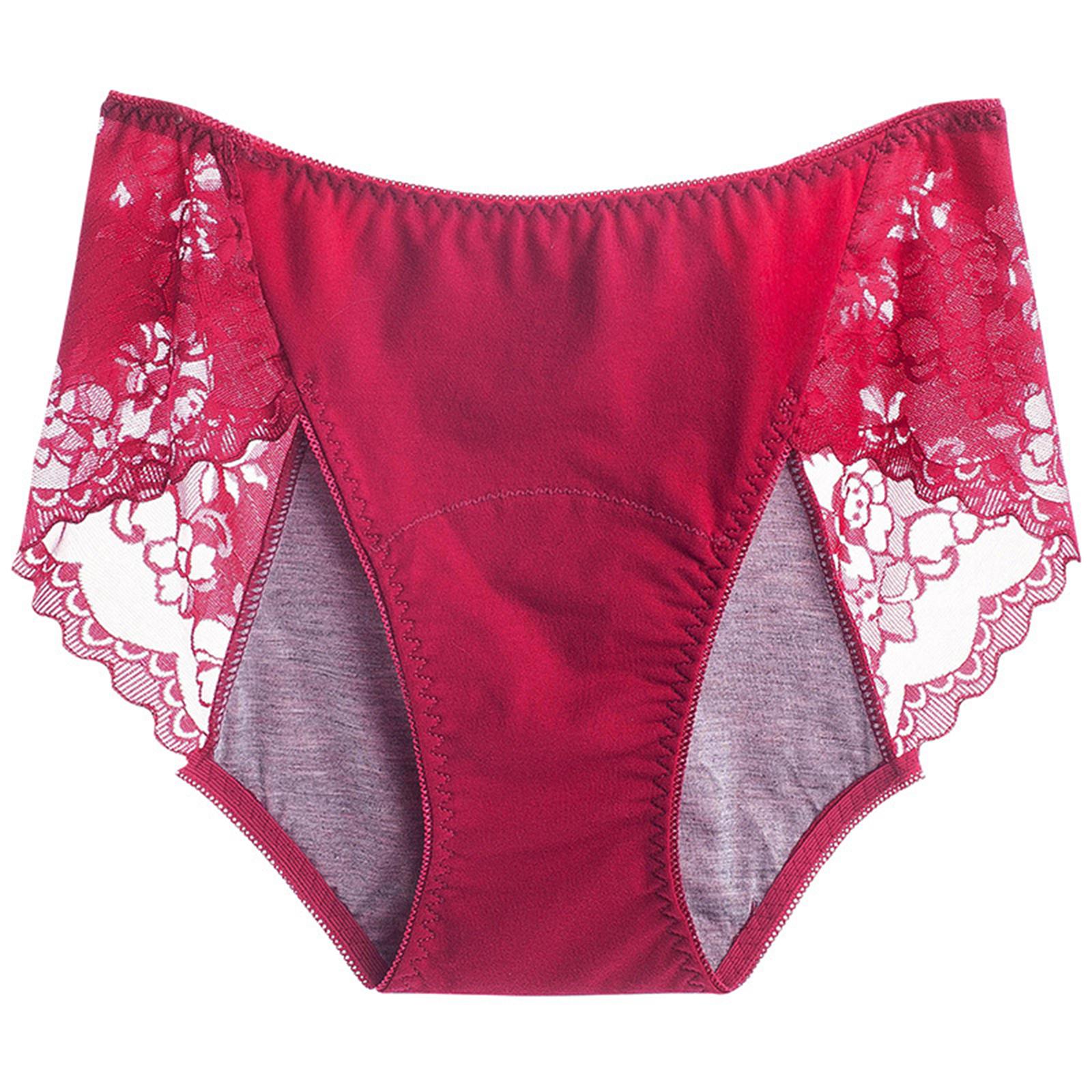

Ladies Breathable Lace Menstrual Hygiene Pants XS винний
