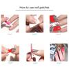 16 Strips Nail Polish Sticker Nail Stickers Set for UV Lamp Designer 3D Nails Polish Wraps Fashion Nail Art Sticker