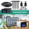 Garten Solare Tropfbewässerungsanlage Doppelpumpen-Steuergerät Zeitschaltuhr System DIY Automatische Pflanzen Intelligente Bewässerungssets