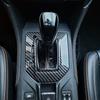 Car Interior Center Console Gear Shift Box Panel Trim Cover Carbon Fiber Style Plastic Fit for Subaru XV Crosstrek 2018- LHD