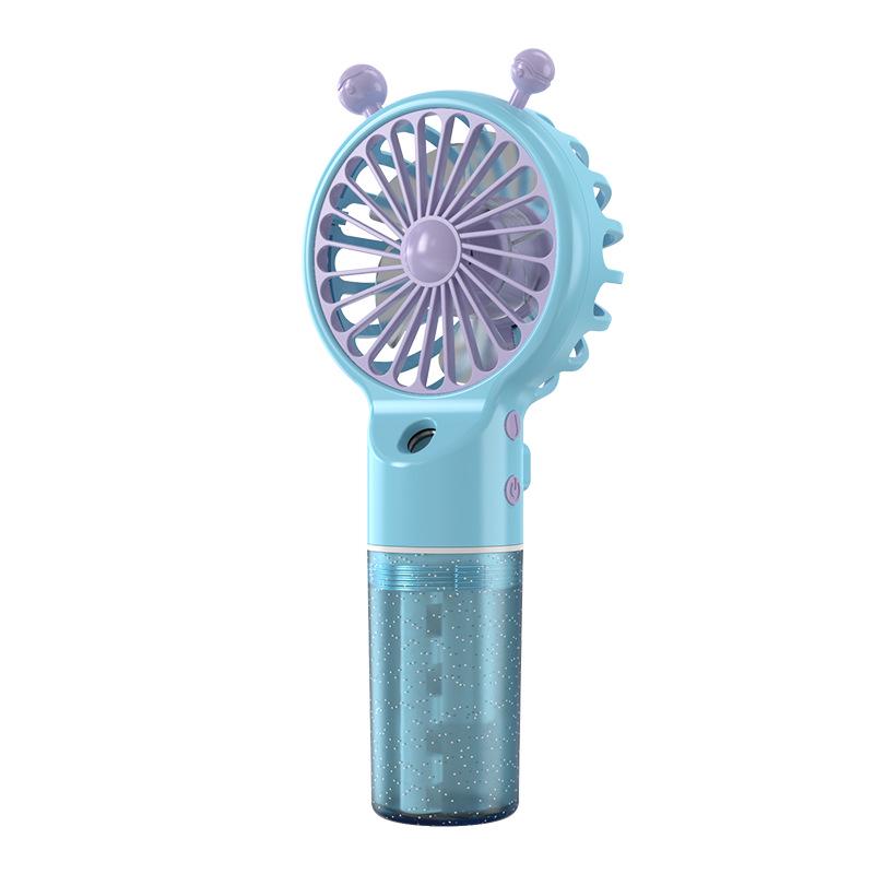 Ultra-Quiet Mini Handheld Fan with Fine Mist & Long Battery Life
