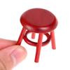 1pcs 1:12 Dollhouse Simulation Retro Sofa Chair Round Stool Model Furniture Living Room Bedroom Scene Decor Accessories Toy