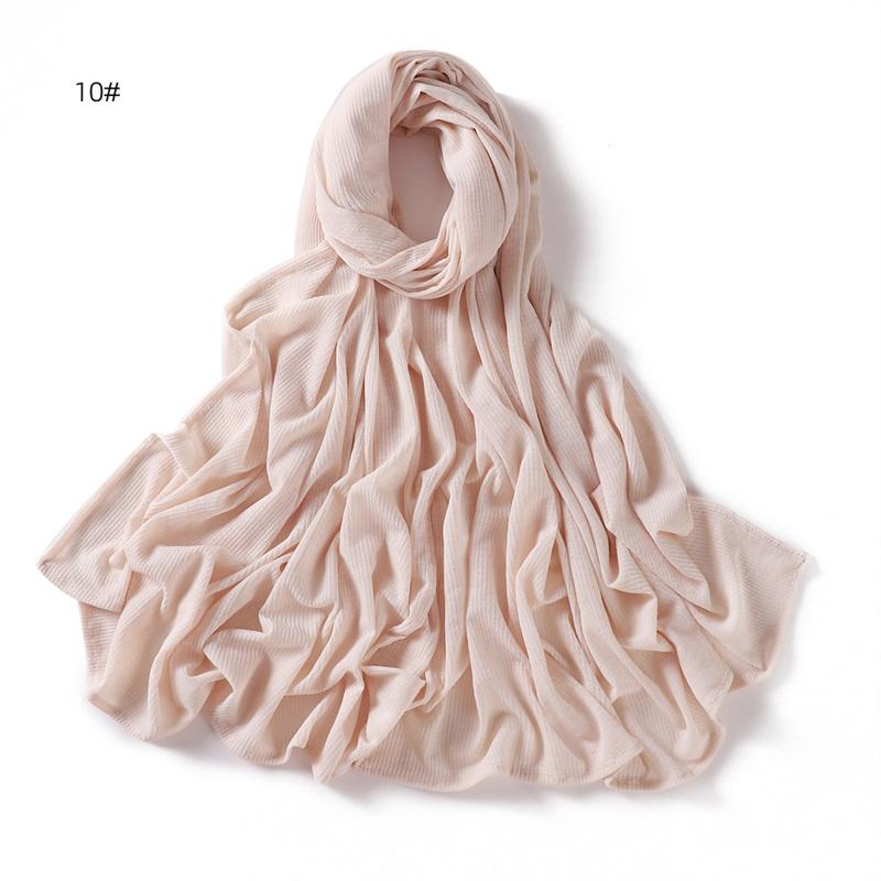 Einfacher Weicher Atmungsaktiver Ramadan Jersey Hijab Schal Wickeltuch Elastische Foulards Schal Arabischer Snood Islamischer Muslimischer Turban Stirnband 170*70cm