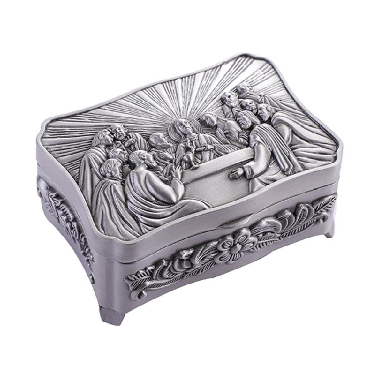 Catholic Christian Jewelry Box Waterproof Dust-proof Desktop Organizer for Case 1